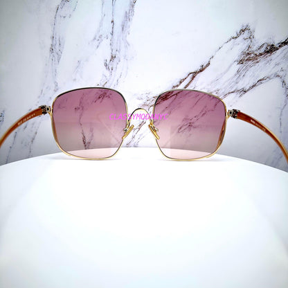 MIU MIU MUA57S 5AK40S gold frame back view