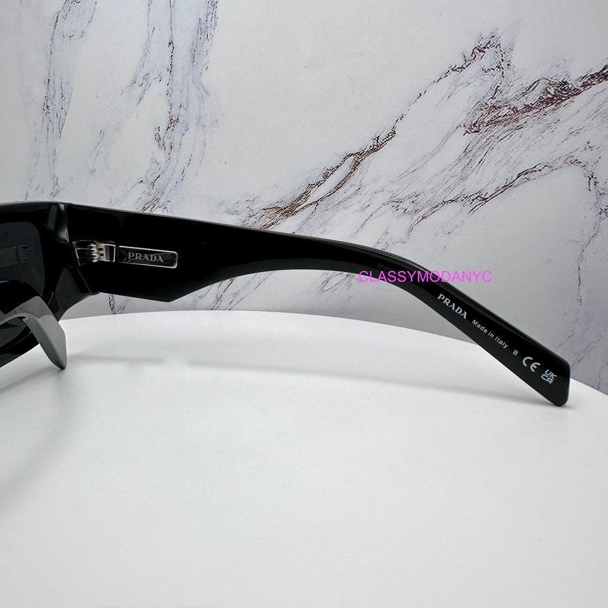 PRADA PR 09ZS 1AB5S0 rectangular mens sunglasses 