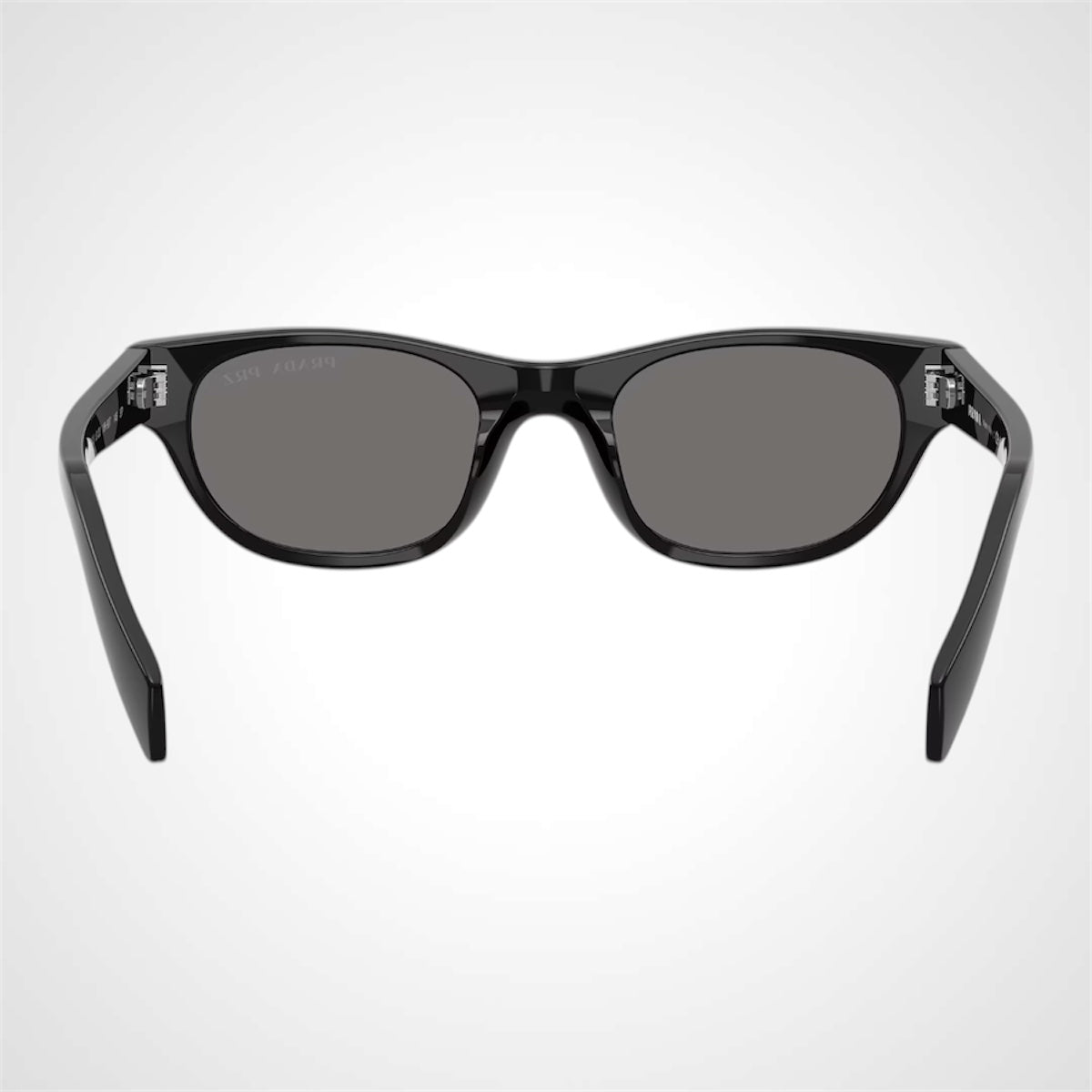 PRC08S 16K90T Prada black sunglasses polarized women's back view 50mm