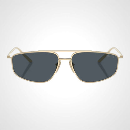 PRC51S ZVN70B Prada metal sunglasses angle view gold mens for women front view 
