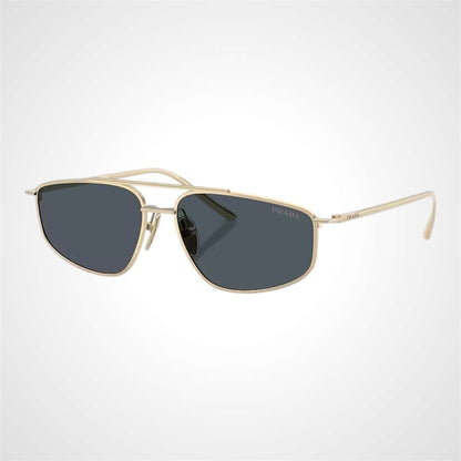 PRC51S ZVN70B Prada metal sunglasses angle view gold mens for women side view 