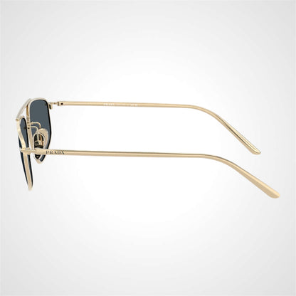 PRC51S ZVN70B Prada metal sunglasses angle view gold mens for women side view 