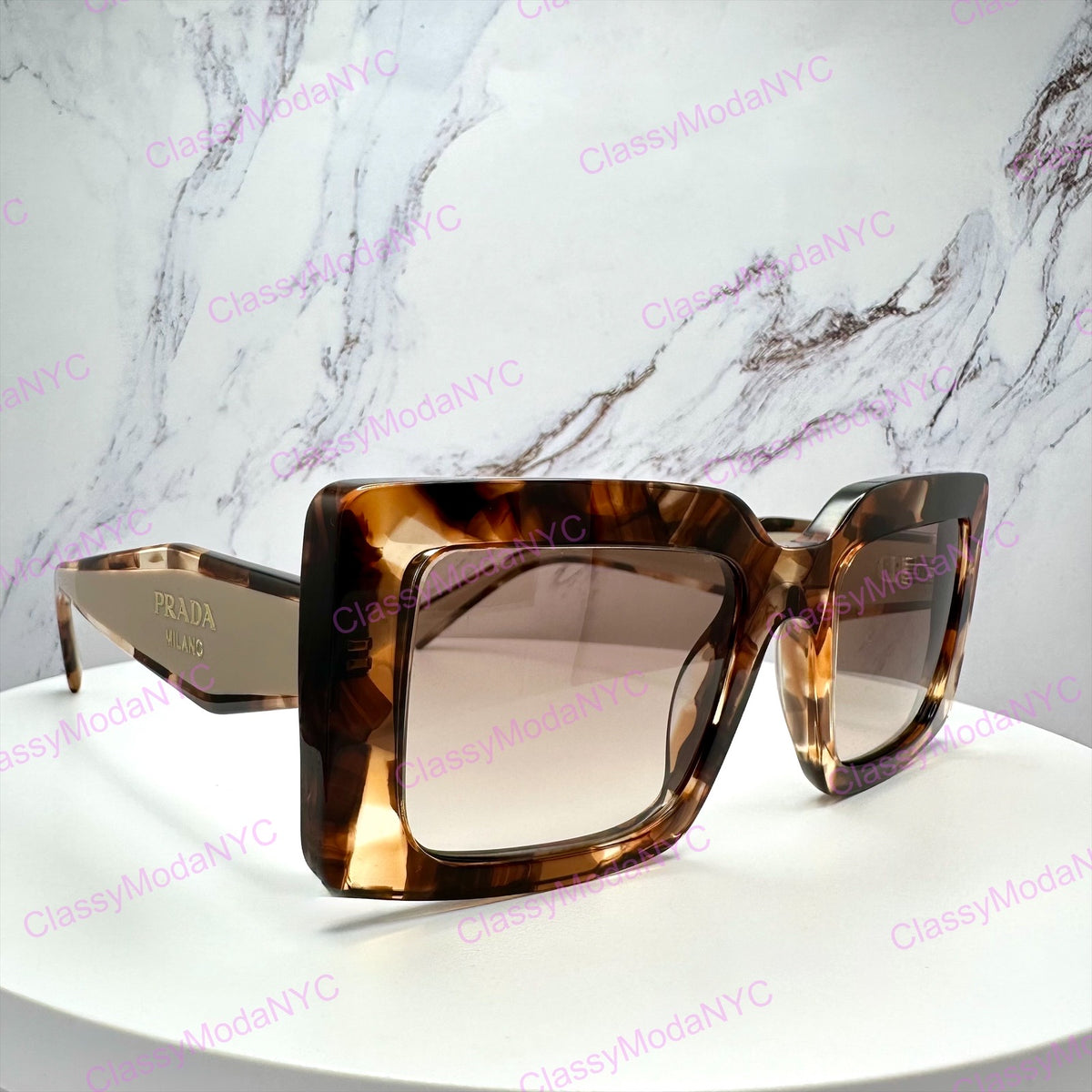 PRD01S 00K10S Prada Sunglasses side view 
