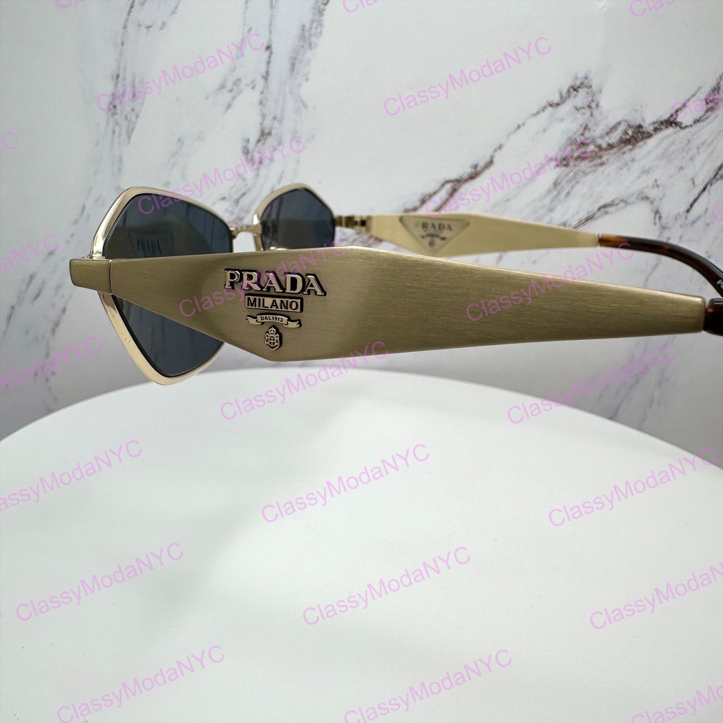 PRD50S ZVN70B side view Prada sunglasses 