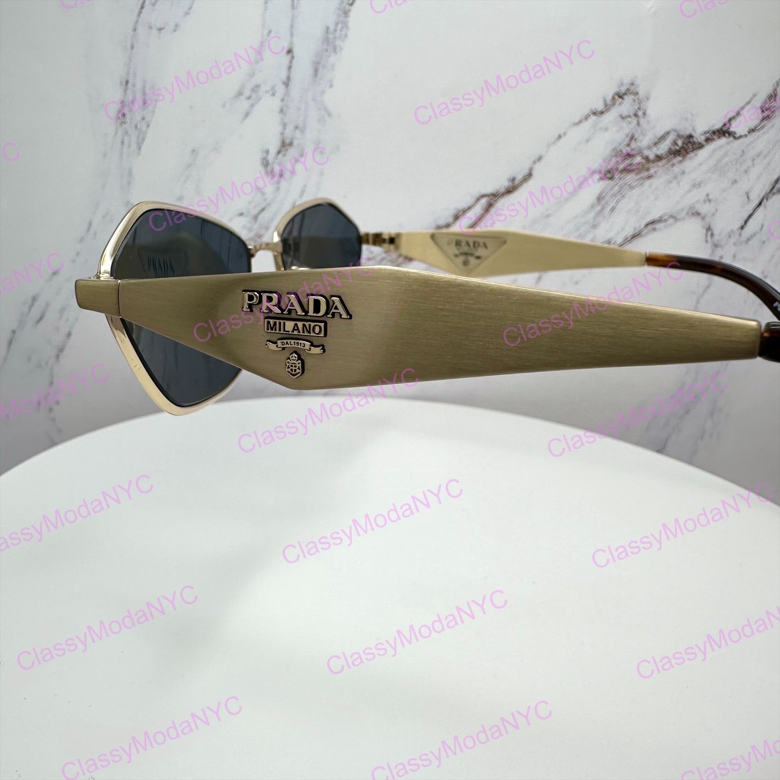 PRD50S ZVN70B side view Prada sunglasses 