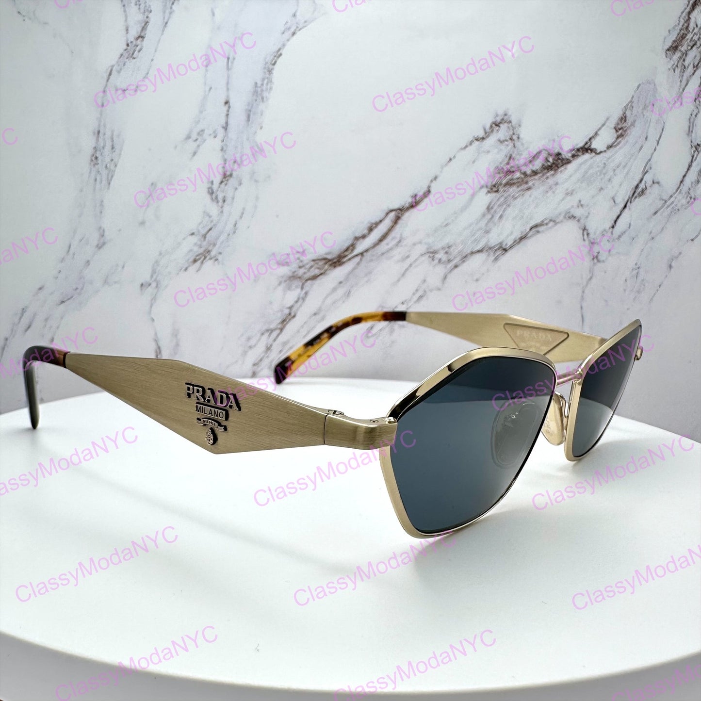 PRD50S ZVN70B side view Prada sunglasses 