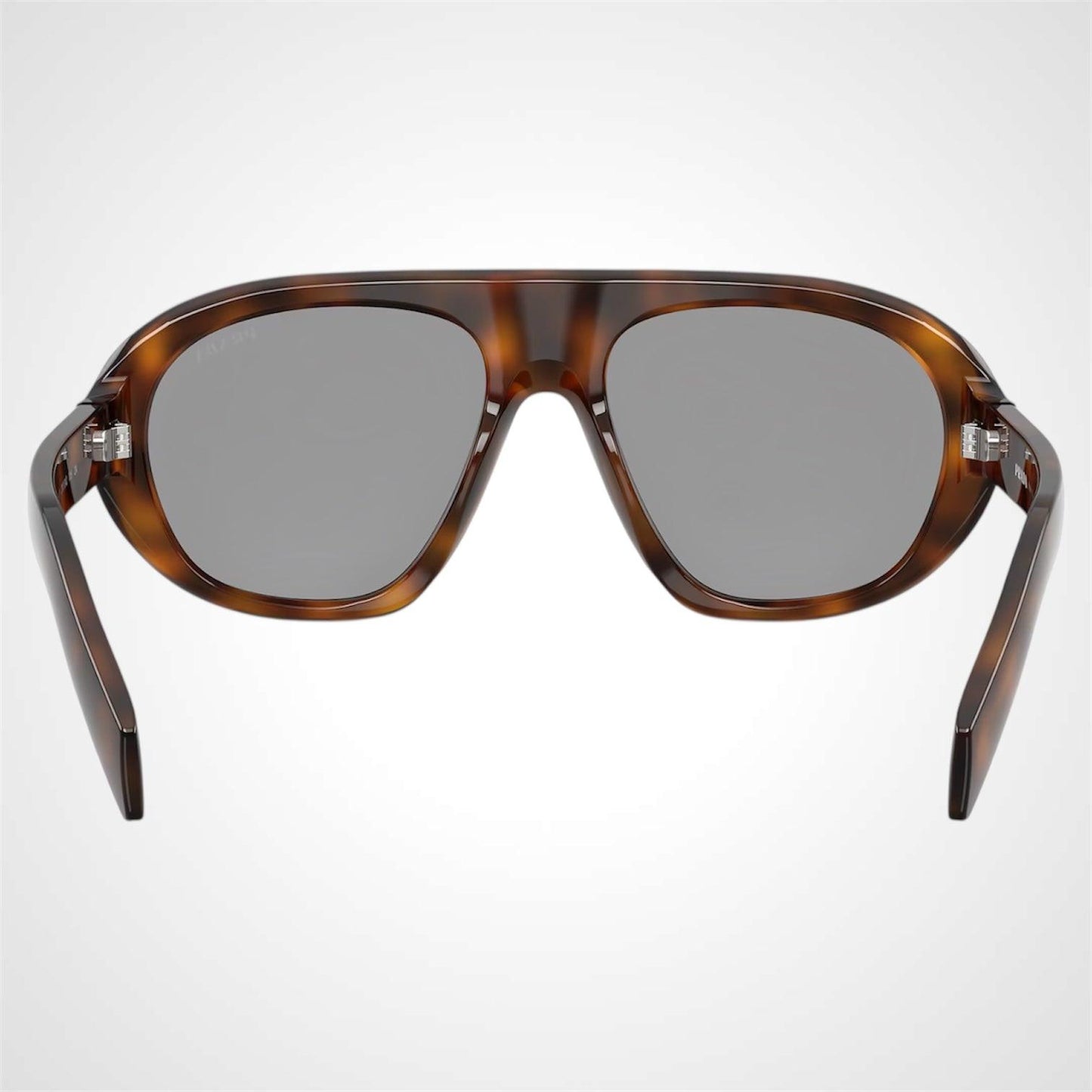Prada PRC05S 20D50Q brown juniper aviator sunglasses back view