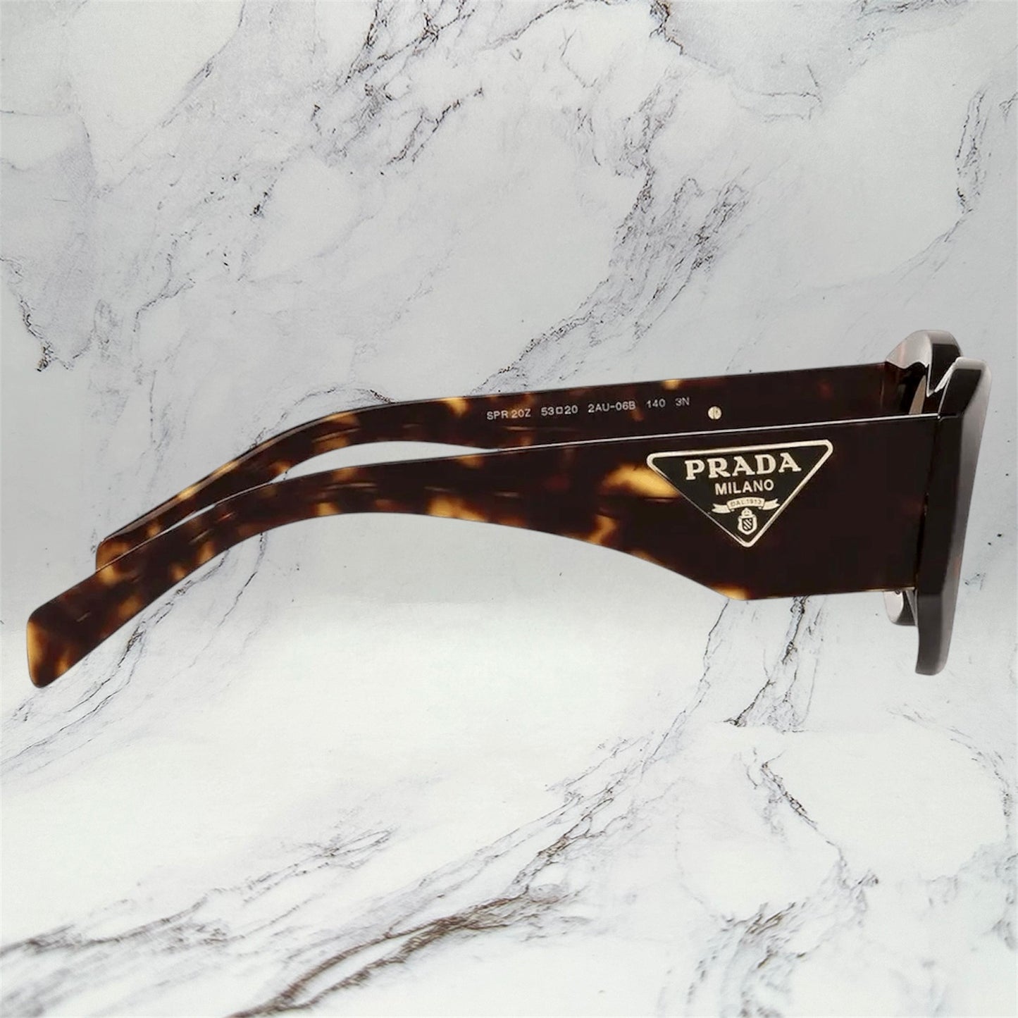 PRADA Sunglasses Brown Tortoise Oval PR20ZS