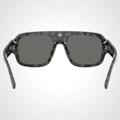 Dolce & Gabbana DG4516 3403/1 black pilot men's sunglasses back view.