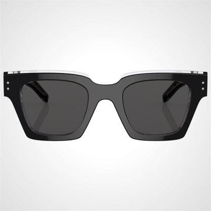 Dolce & Gabbana 0DG4413 675/R5 black square men's sunglasses front view