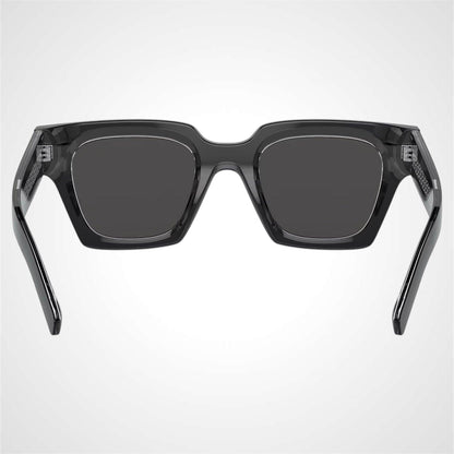 Dolce & Gabbana 0DG4413 675/R5 black square sunglasses back view.