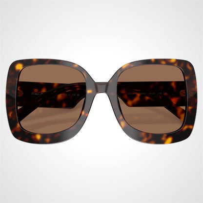 Dolce & Gabbana DG4513 502/73 brown front frame women's oversized sunglasses