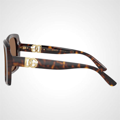 Dolce & Gabbana DG4475 502/73 brown tortoise gold metal sunglasses