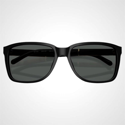 Burberry 0BE4181 300187 black square men's sunglasses brown check  front facing