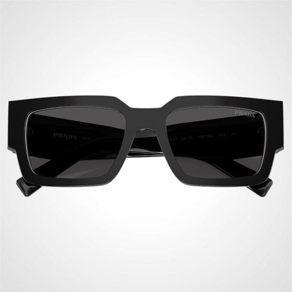 Prada PRB17S 16K08Z black white talc square men's sunglasses