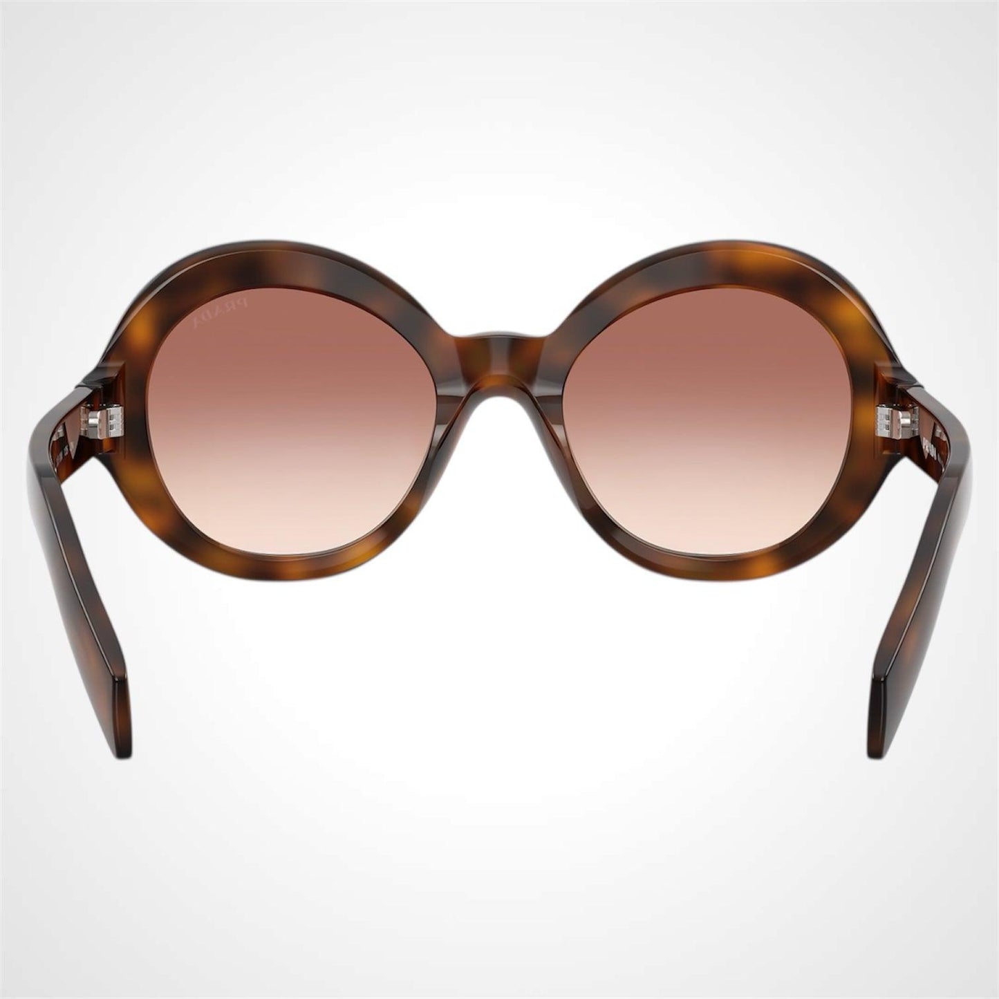 PRD08SU 20D70X Prada juniper tortoise brown round women's sunglasses 