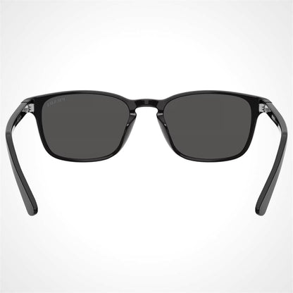 Prada PRD13SU 16K08Z black aviator pillow sunglasses for men back view 