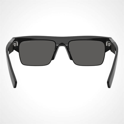 Prada men's black square sunglasses PRD12SU 16K20Z back view 
