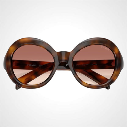 PRD08SU 20D70X Prada sunglasses brown round tortoise shell 
