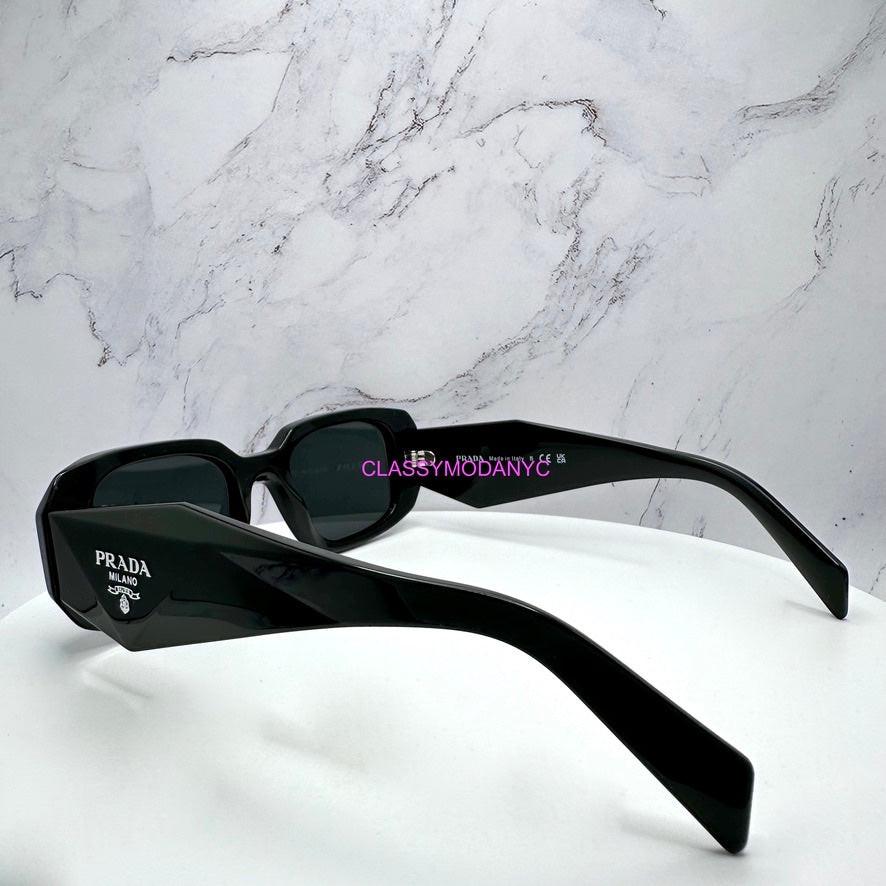 PRADA 0PR17WS 1AB5S0 unisex sunglasses black sunglasses