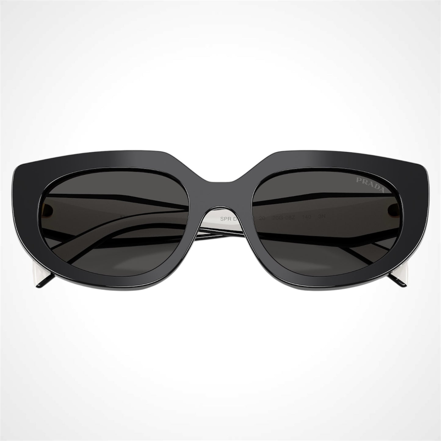 PRD02S 20G08Z sunglasses with gold symbole logo front view 