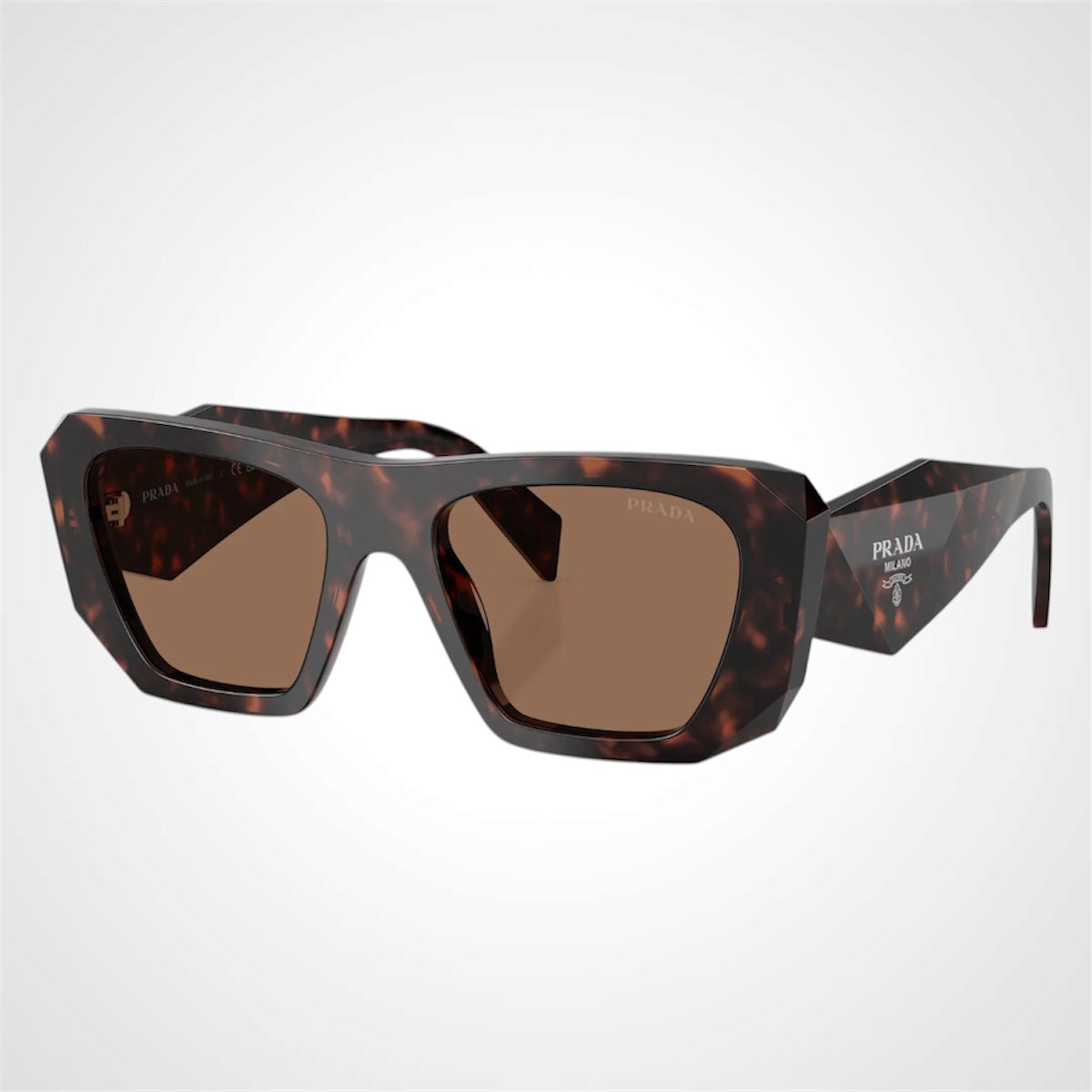 SPRB18 17N06B Prada brown sunglasses side view womens 