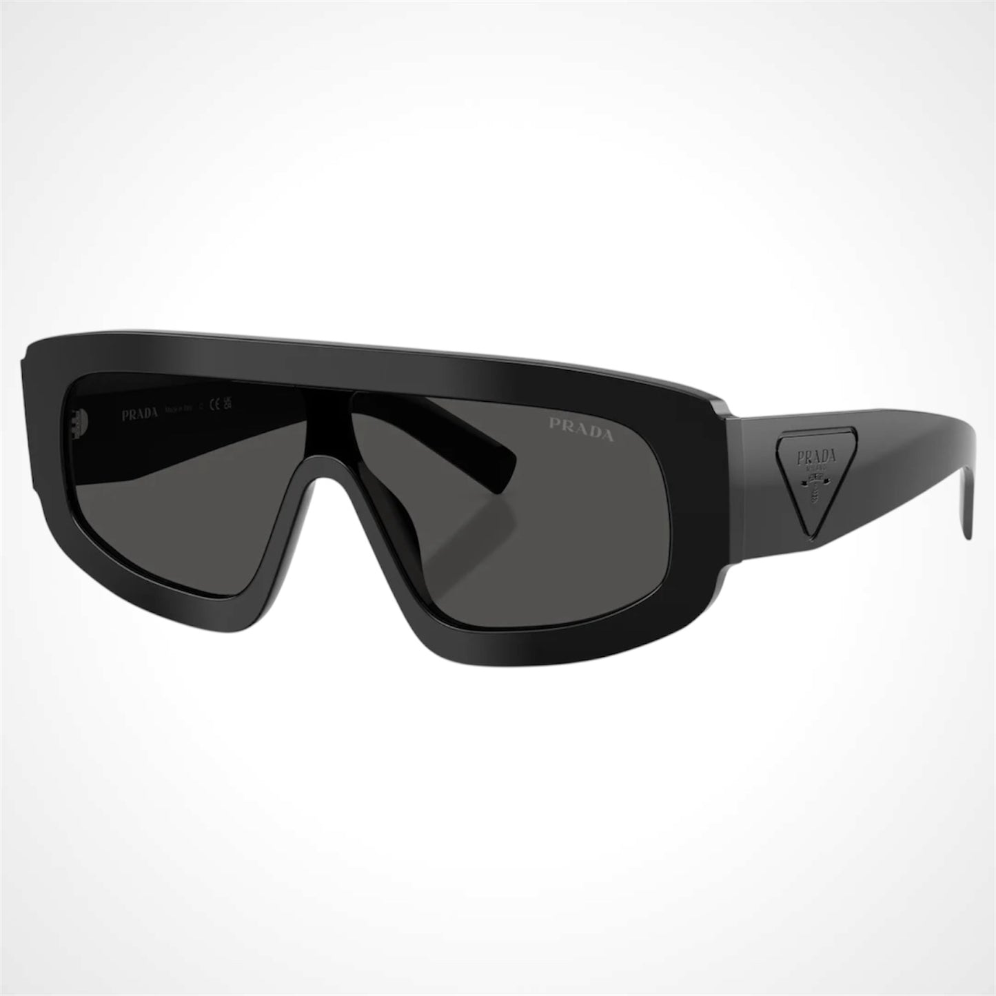 PRD10S 16K08Z black shield mask grey lens sunglasses 