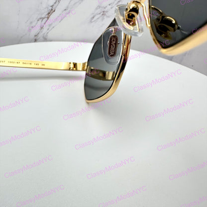 VE2297 100287 Versace gold metal sunglasses with adjustable nose pads