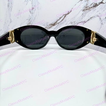 VE4503U GB1/87 Versace Black Sunglasses back view 