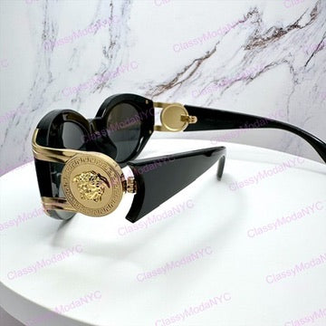 VE4503U GB1/87 Versace Black Sunglasses side view 