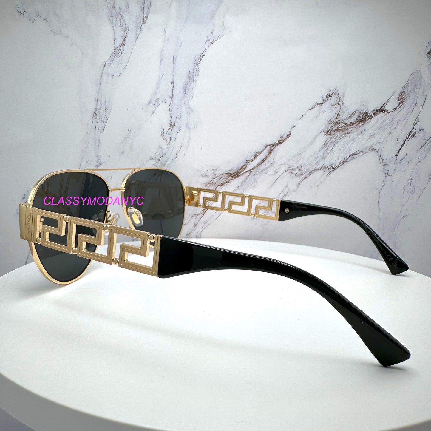 VERSACE VE2289 1002/87 gold metal sunglasses