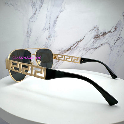 VERSACE VE2289 1002/87 gold metal sunglasses
