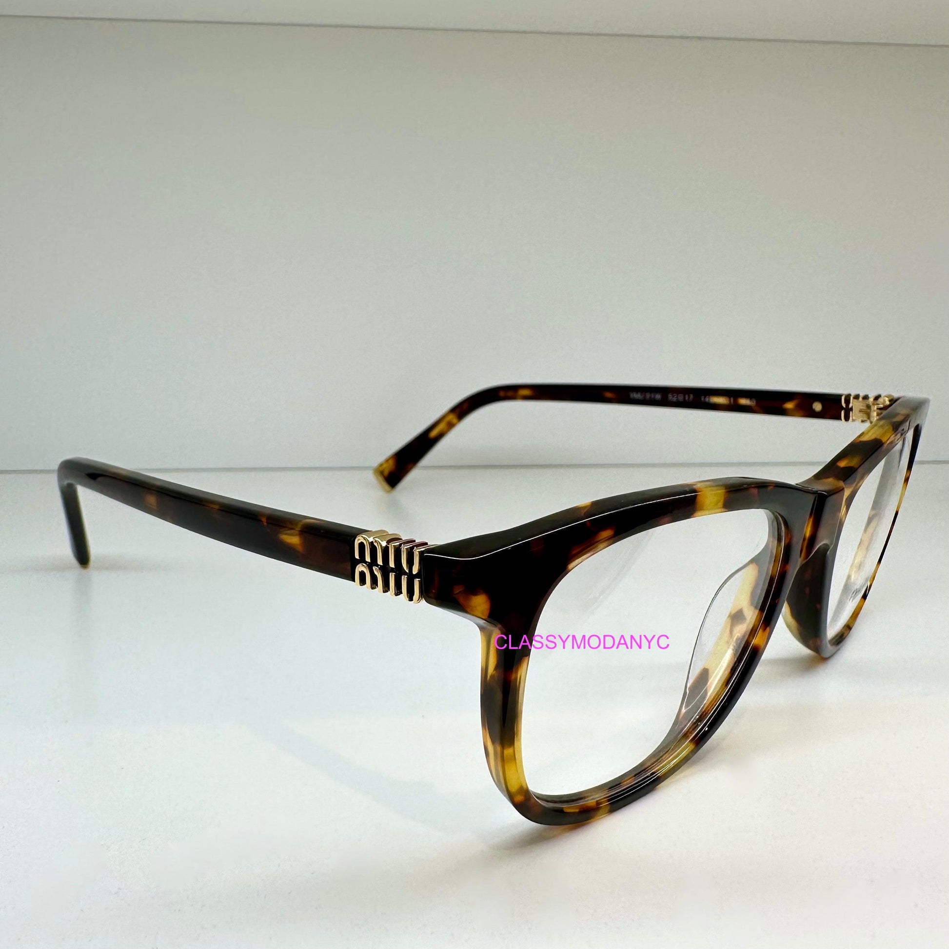 Miu Miu 0MU01WV 14L1O1 brown havana women's eyeglasses