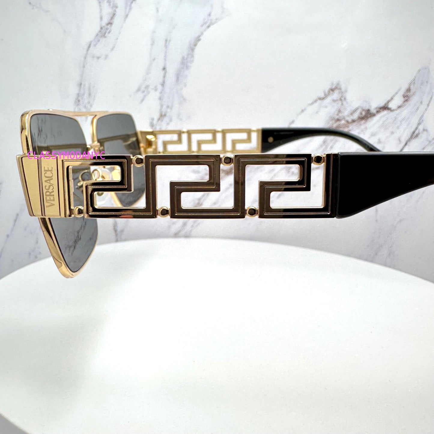 Versace VE2290 Gold Sunglasses Metal Frame 