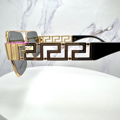 Versace VE2290 Gold Sunglasses Metal Frame 