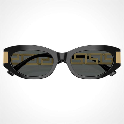 VERSACE 0VE4501 GB1/87 black acetate front frame greca logo sunglasses