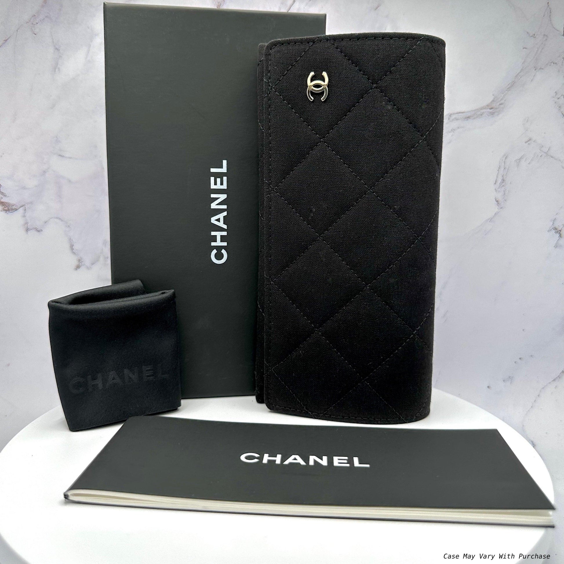 Chanel case and box, authentic packaging
