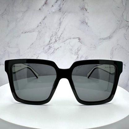 Prada 0PR24ZS 1AB5S0 black white square grey gradient sunglasses