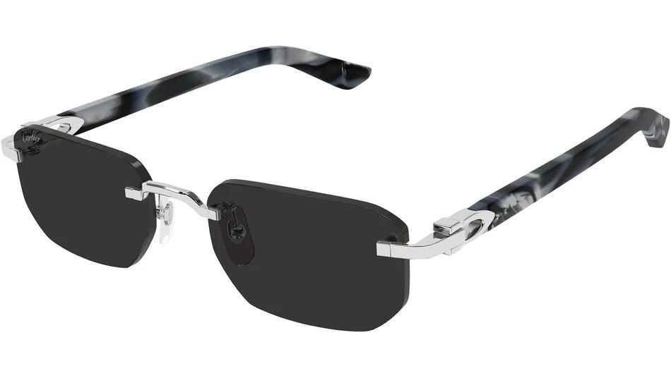 Cartier CT0622S 005 rimless men's sunglasses
