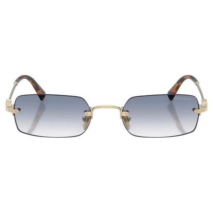 MIU MIU 0MUB50S ZVN80O gold blue gradient lens sunglasses